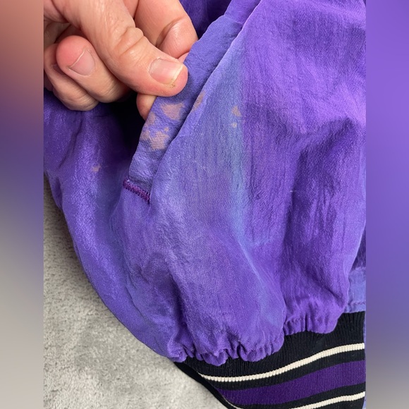 Vintage Honolulu Sharks Starter Hawaii 90s Winter Baseball Snap Jacket Mens XL - Picture 6 of 16